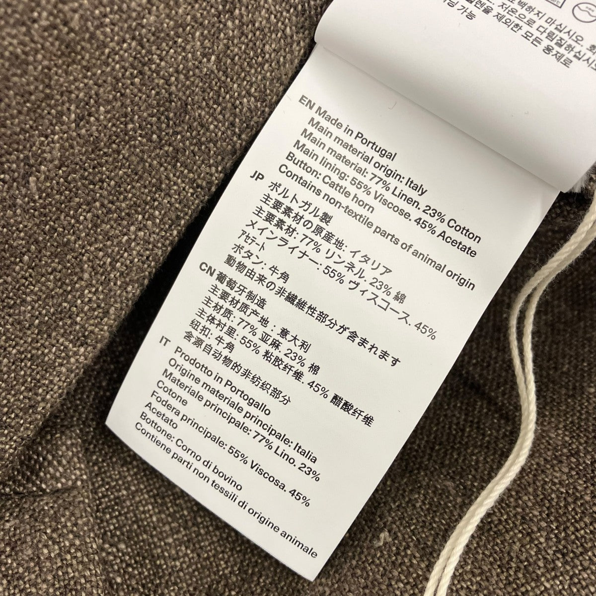 OUR LEGACY 25SSTobacco Delave Linenブレザー 古着・中古-6枚目のアイテム画像