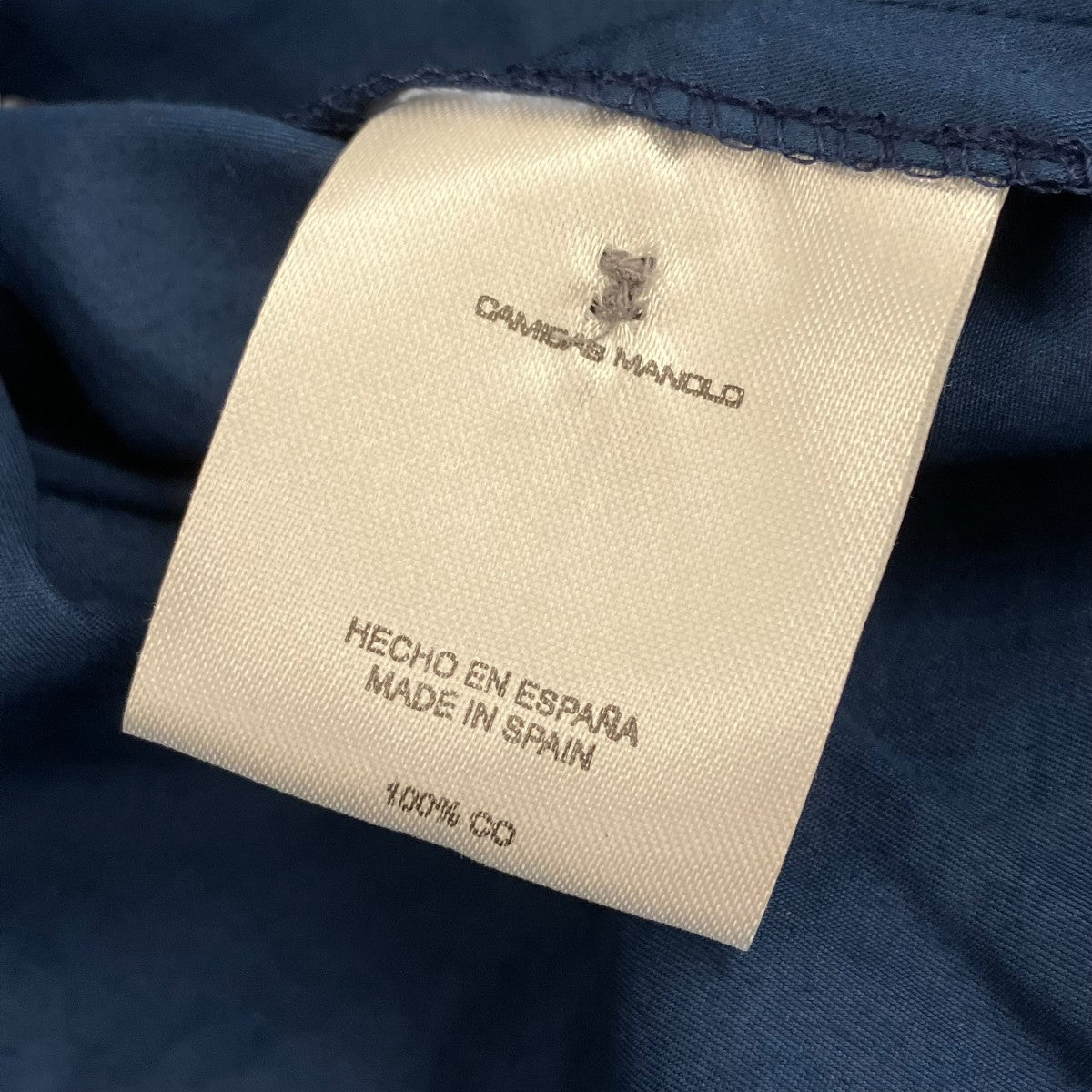 CAMISAS MANOLO 長袖オープンカラーシャツ25011002 古着・中古-5枚目のアイテム画像