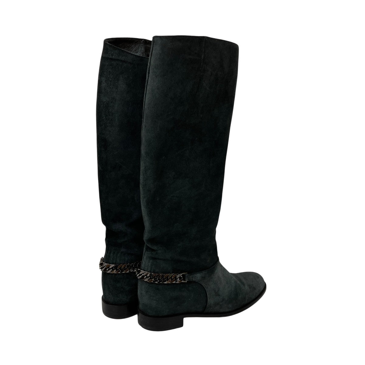 CATE BOOT FLAT CROSTA CHAINロングブーツ3120827