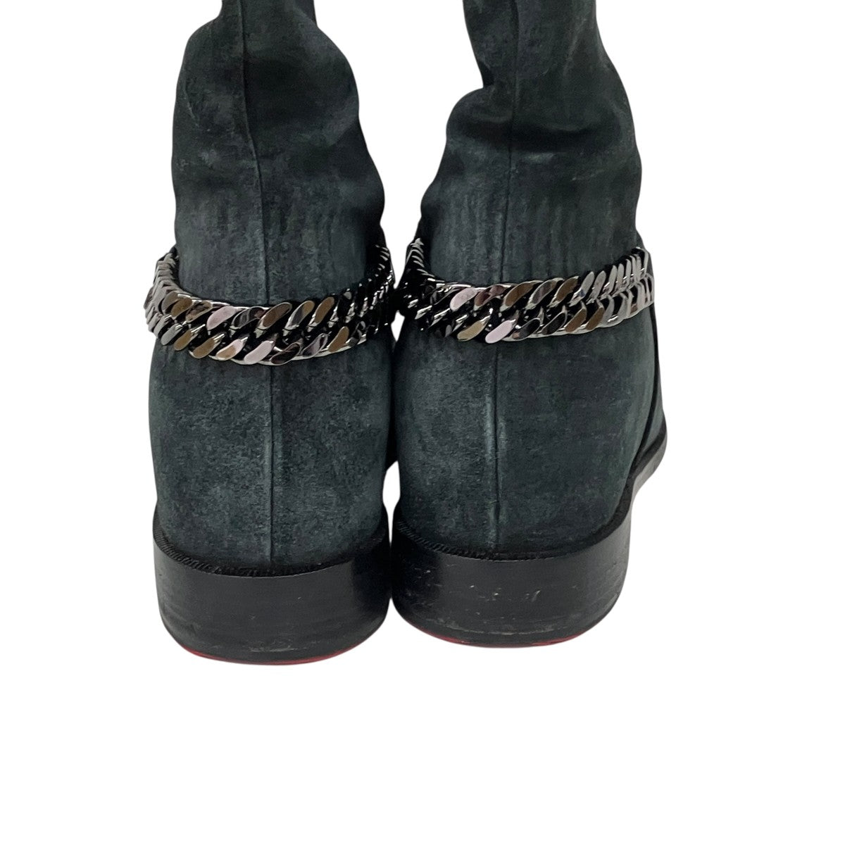 CATE BOOT FLAT CROSTA CHAINロングブーツ3120827