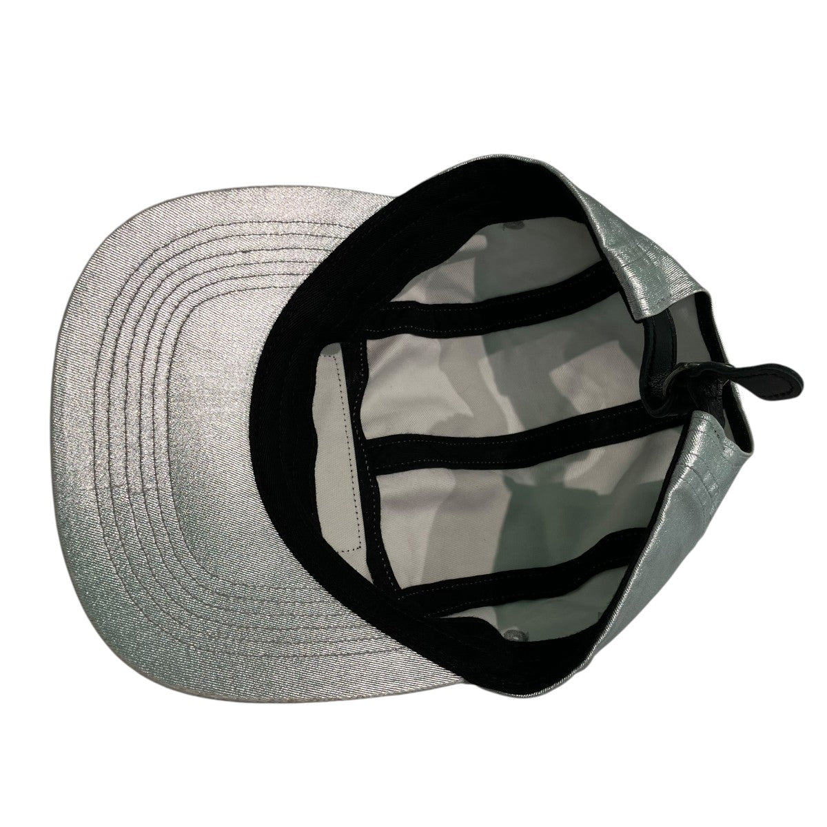 Supreme 25SSWashed Chino Twill Camp Cap Silverキャップ 古着・中古-3枚目のアイテム画像