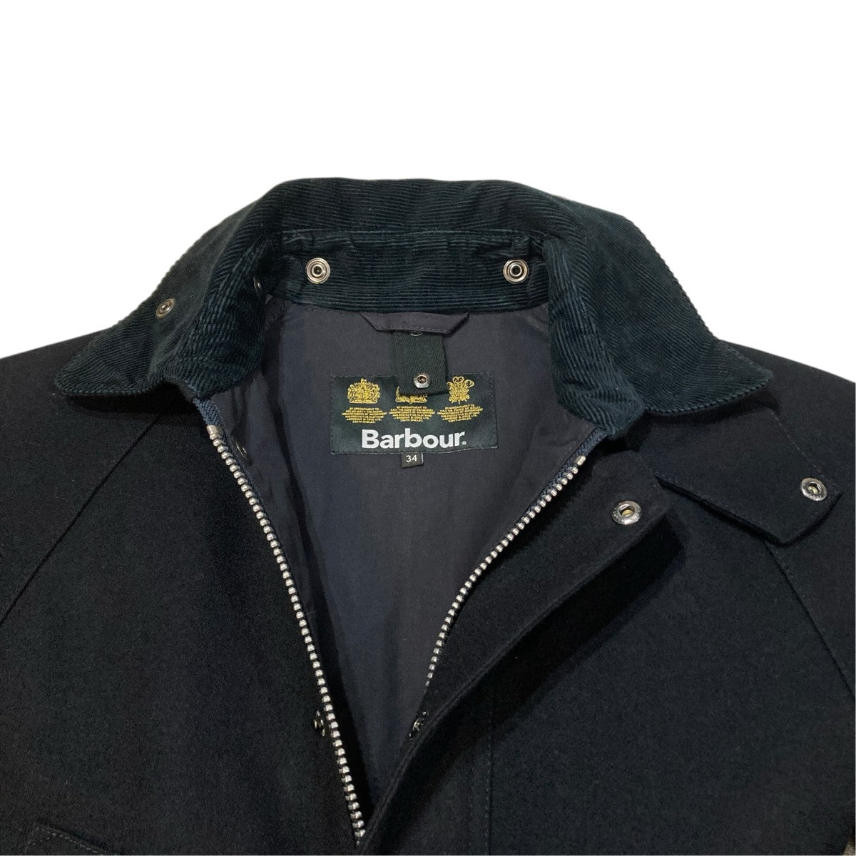 Barbour BEDDALE BONDED WOOLジャケット1602110 古着・中古-4枚目のアイテム画像