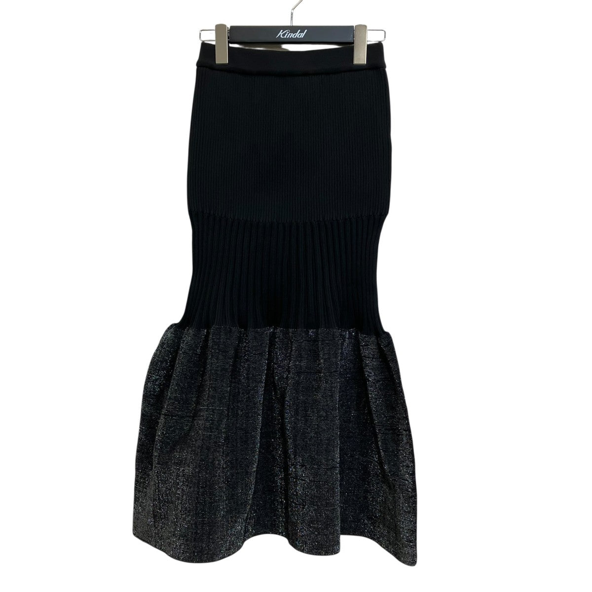 CFCL 23SSFLUTED SKIRT 2 GLITTERマーメイドスカートCF005KG161IST 古着・中古-1枚目のアイテム画像