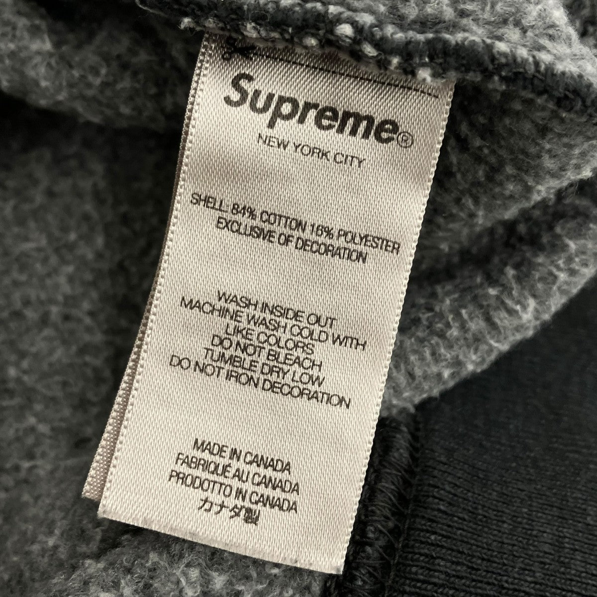 Supreme 23SSOverdyed S Logo Hooded Sweatshirtプルオーバーパーカー 古着・中古-6枚目のアイテム画像