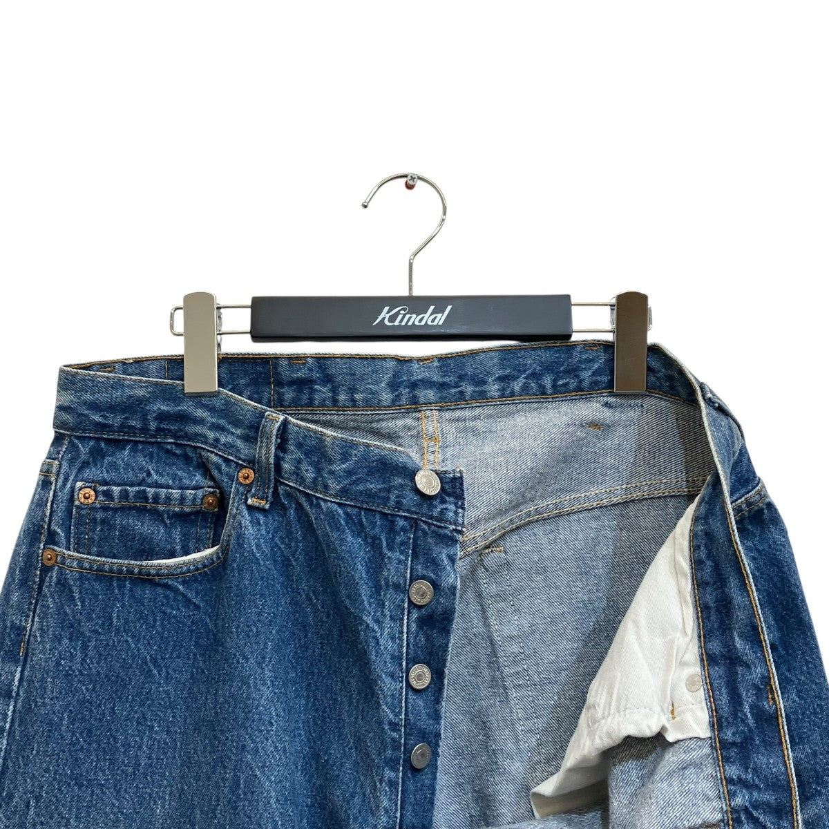 LEVI'S(リーバイス) 80'S 501xx ボタン裏522 USA製デニムパンツ ブルー