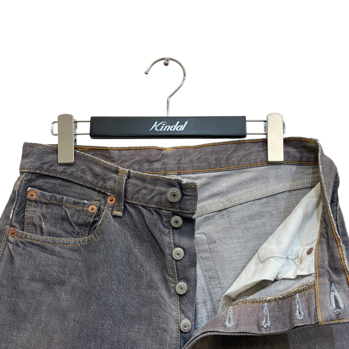LEVI’S ユーロリーバイス 501 ボタン裏T01 トルコ製デニムパンツ 古着・中古-3枚目のアイテム画像