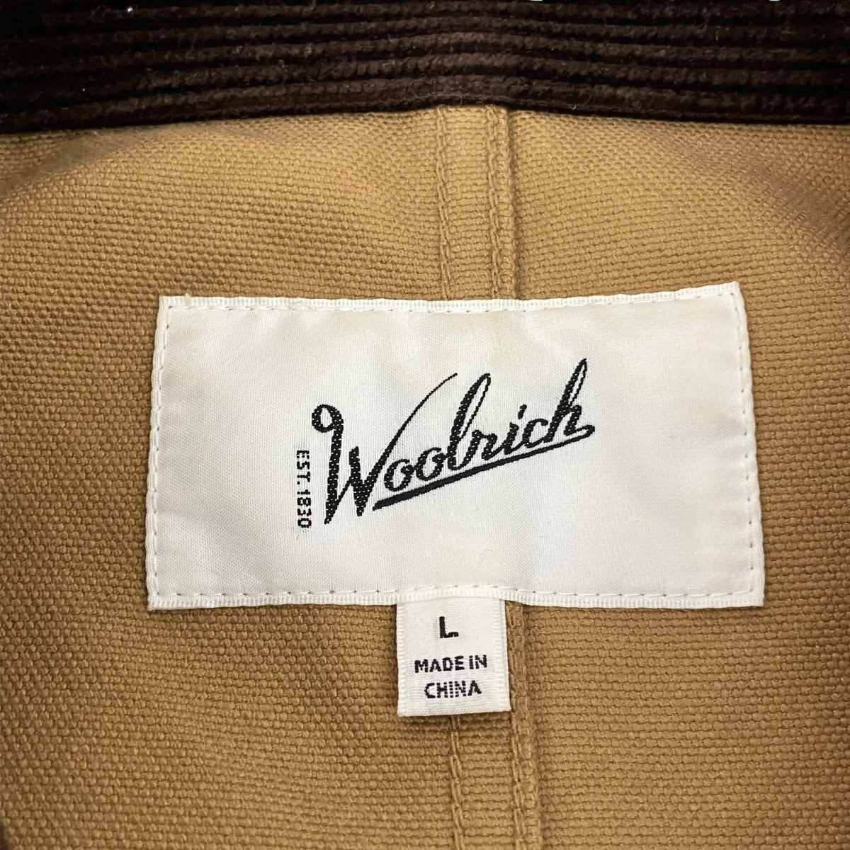WOOLRICH CORDURA CAMVAS JACKETカバーオールWJOU0150J 古着・中古-7枚目のアイテム画像