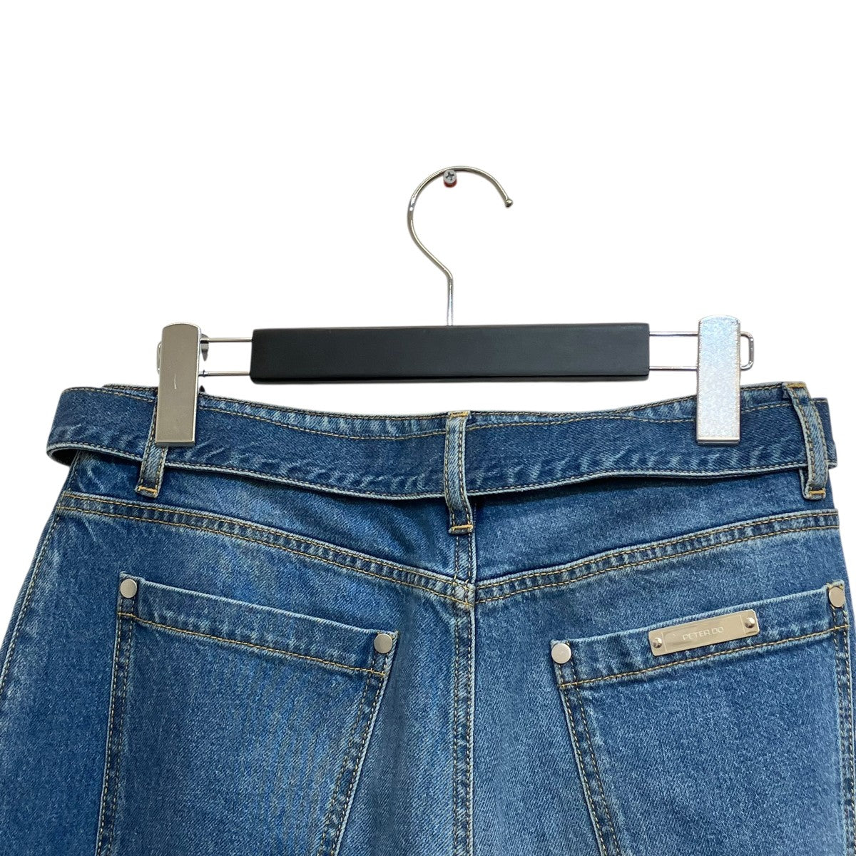 PETER DO 21AWBelted Denim PantsデニムパンツPD-FW21-133-DE 古着・中古-5枚目のアイテム画像