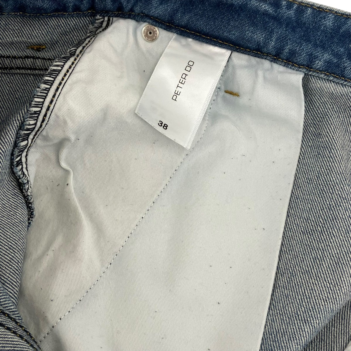 PETER DO(ピータードゥ) 21AWBelted Denim PantsデニムパンツPD-FW21