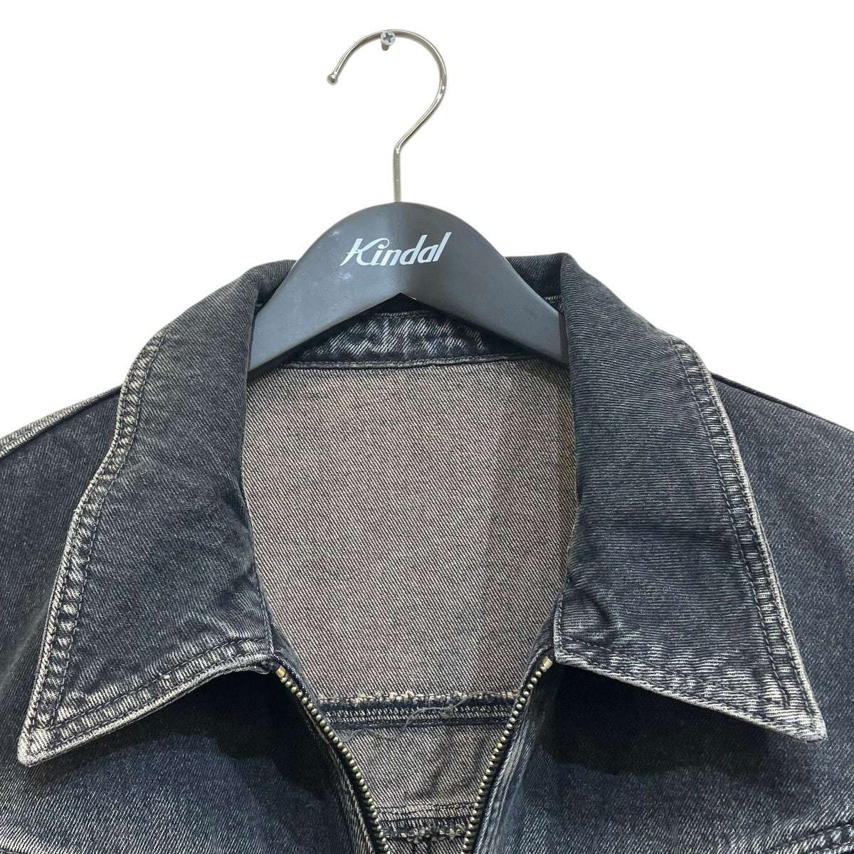 BLR Dyed Curved Line Denim Trucker JacketデニムジャケットBLR2D08JK02 古着・中古-3枚目のアイテム画像