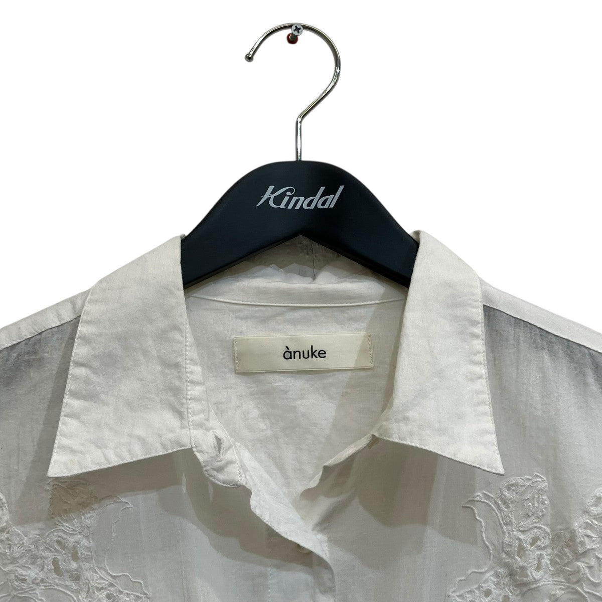 anuke 24SSCutwork Lace Shirts半袖シャツ62410402 古着・中古-3枚目のアイテム画像