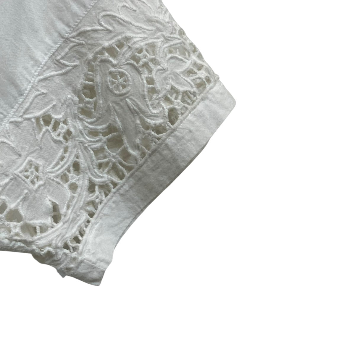 anuke 24SSCutwork Lace Shirts半袖シャツ62410402 古着・中古-4枚目のアイテム画像