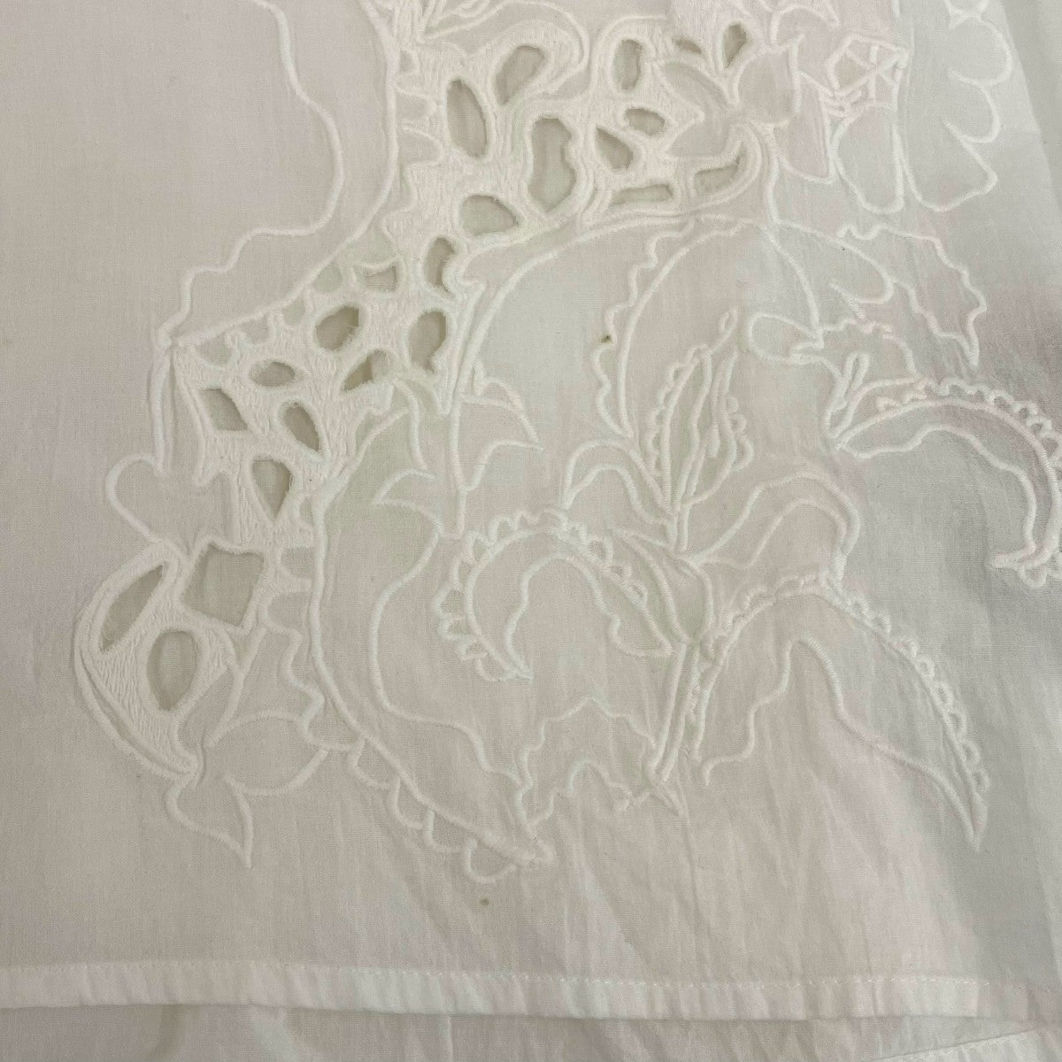 anuke 24SSCutwork Lace Shirts半袖シャツ62410402 古着・中古-5枚目のアイテム画像
