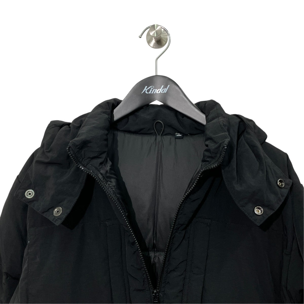 HOODED FRONT POCKET DOWN JACKEダウンジャケット01194502