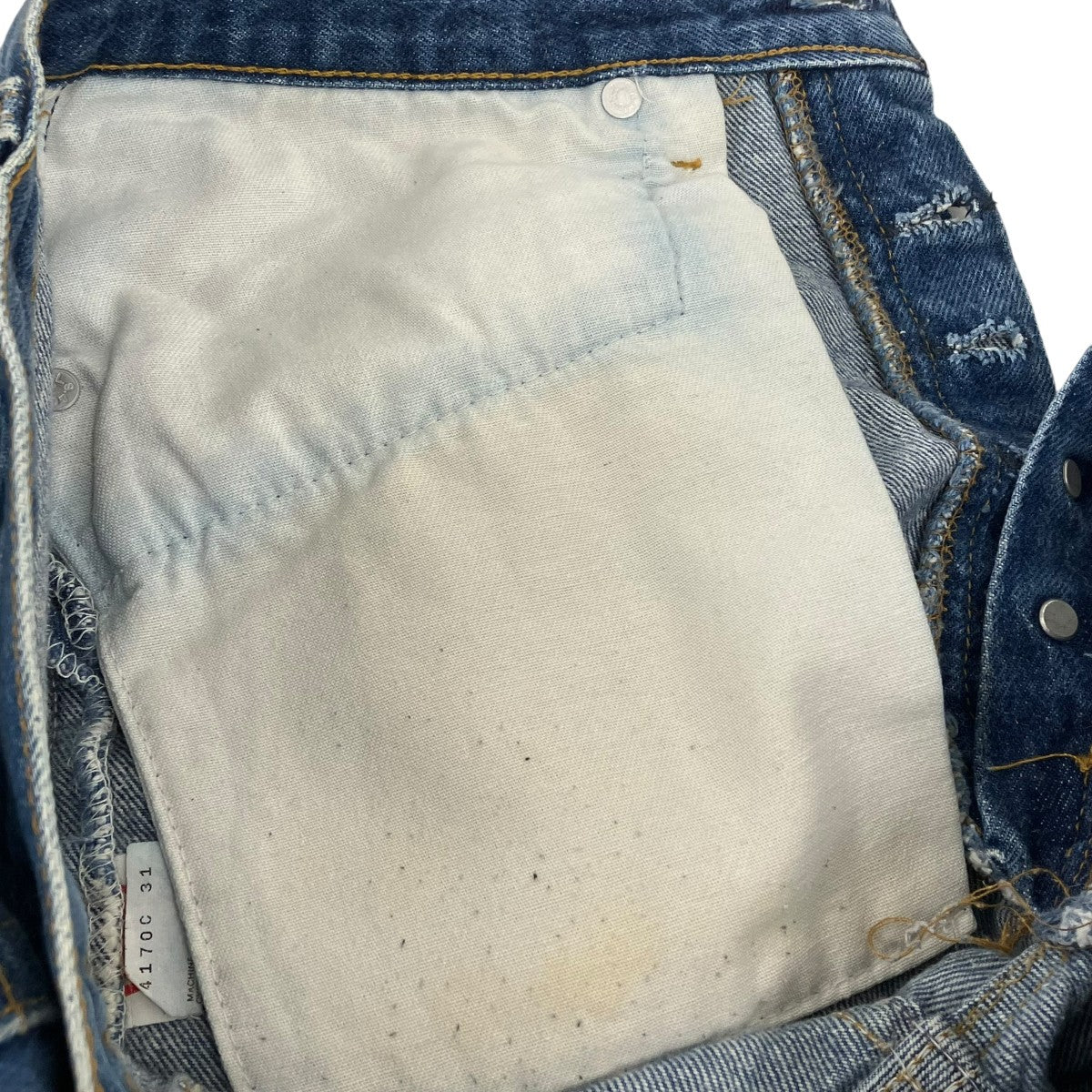 LEVI'S(リーバイス) 501xx USA製デニムパンツ ブルー サイズ 34×36