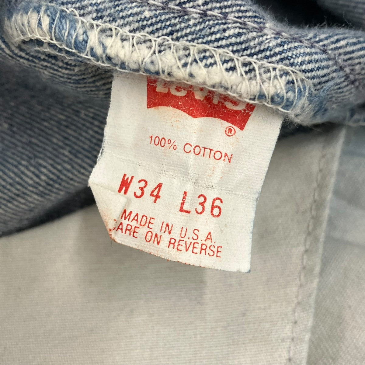 LEVI'S(リーバイス) 501xx USA製デニムパンツ ブルー サイズ 34×36