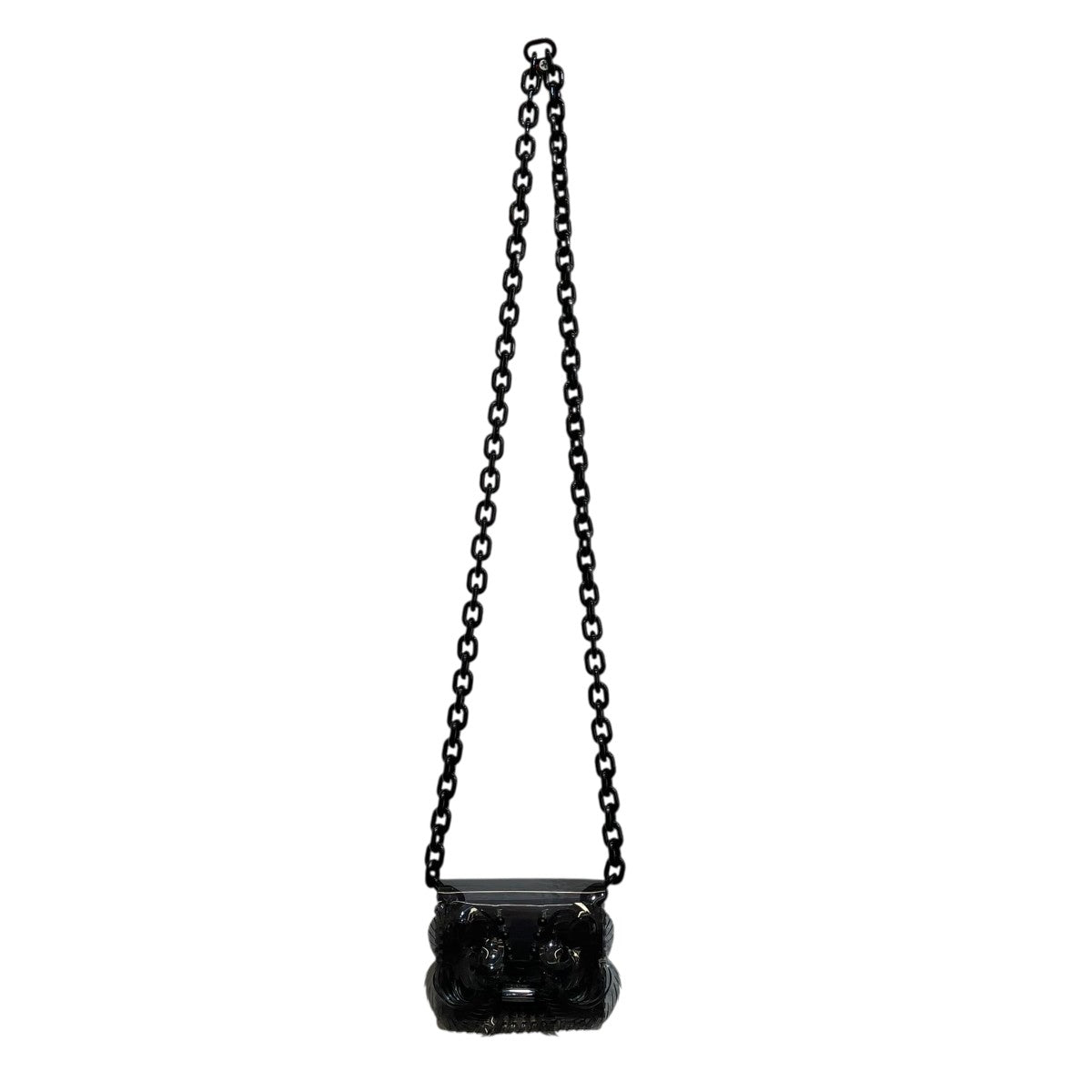 mame kurogouchi Transparent Sculptural Micro Chain BagショルダーバッグMM15-AC097SS 古着・中古-1枚目のアイテム画像