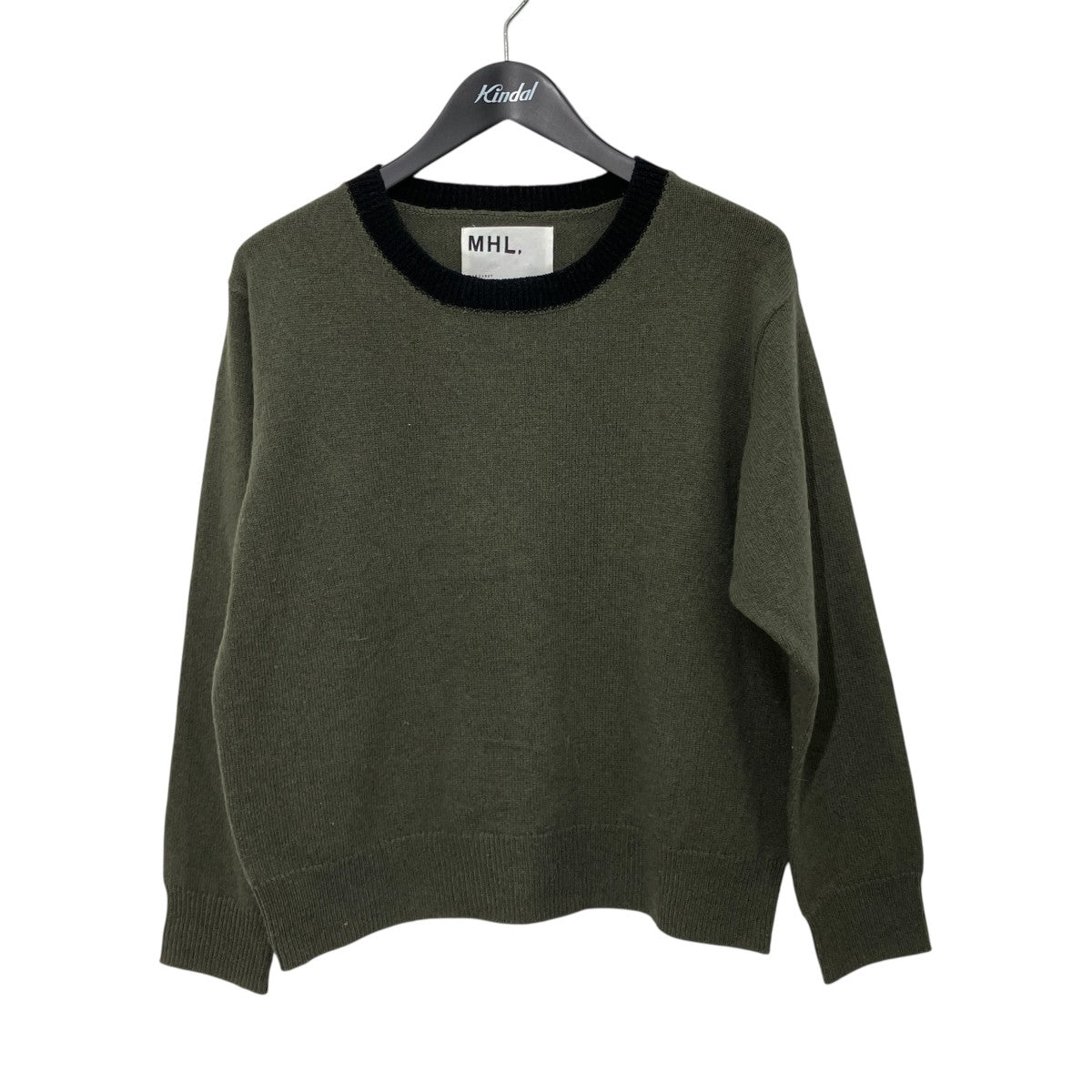 23AWWASHABLE DRY WOOL KNITプルオーバーニット595-3263552