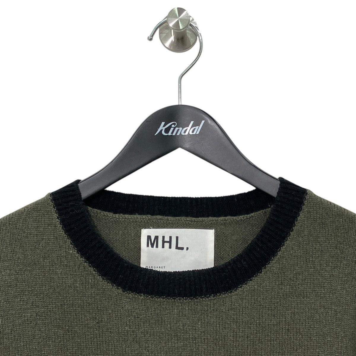 23AWWASHABLE DRY WOOL KNITプルオーバーニット595-3263552
