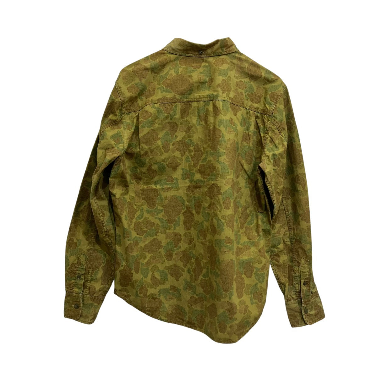 stussy(ステューシー) カモフラージュ柄ボタンダウンシャツ オリーブ