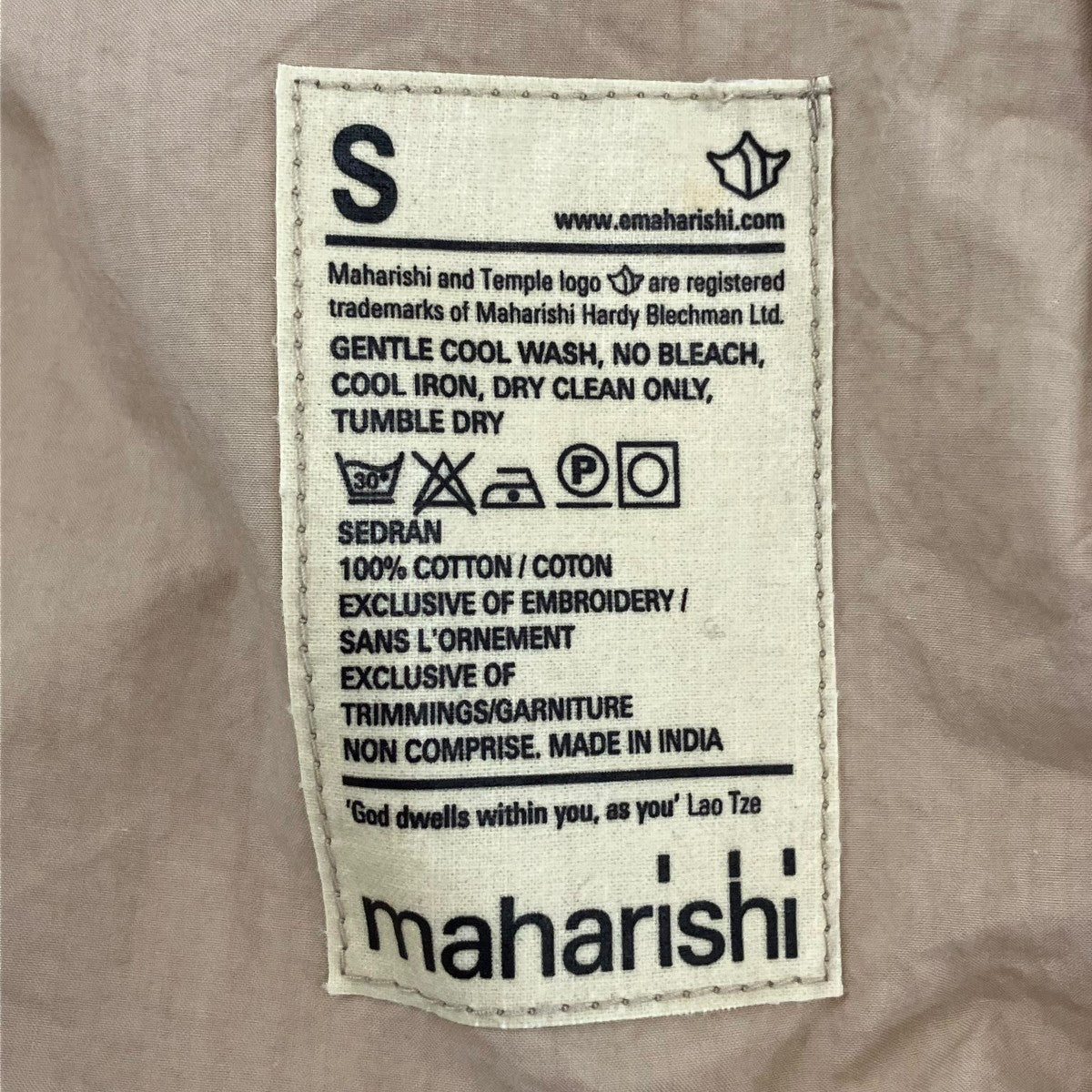 maharishi 長袖シャツ111-11-2037 古着・中古-6枚目のアイテム画像
