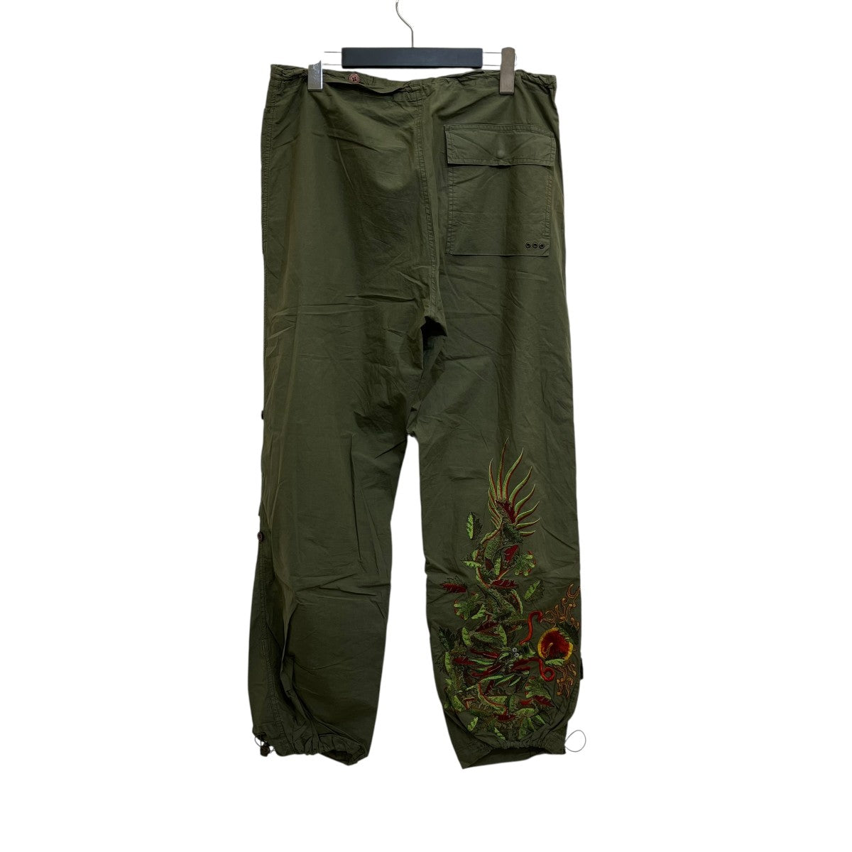 Maharishi ドラゴン刺繍パンツ Sサイズ Maharishi(マハリシ) ドラゴン刺繍パンツ ブラック サイズ S｜【公式