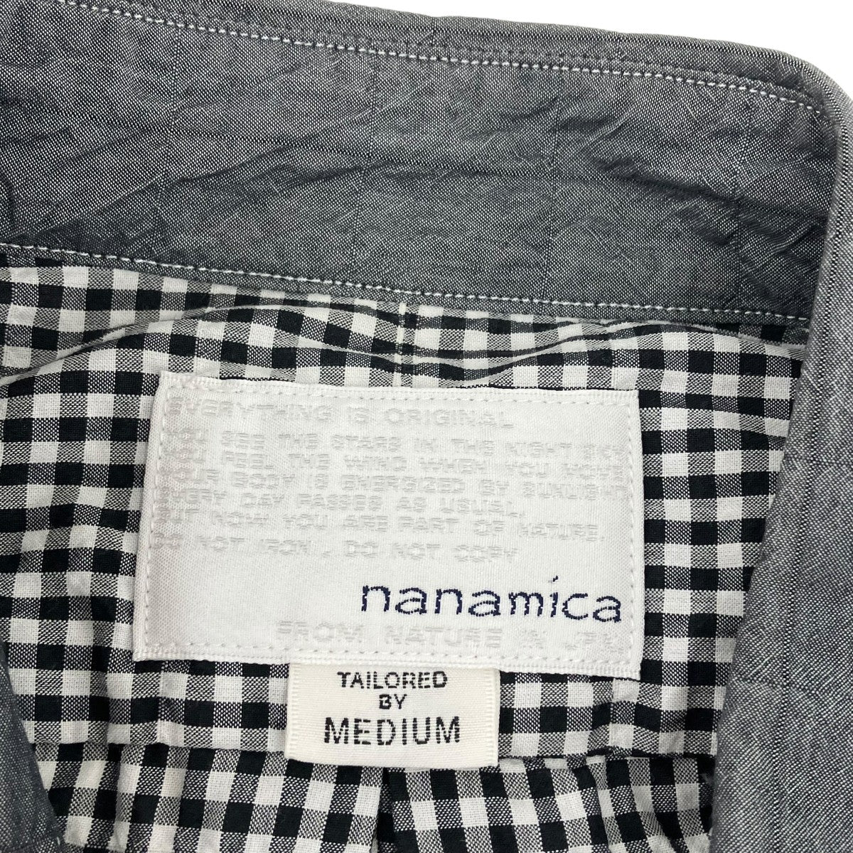 nanamica 長袖シャツSUGS318 古着・中古-6枚目のアイテム画像