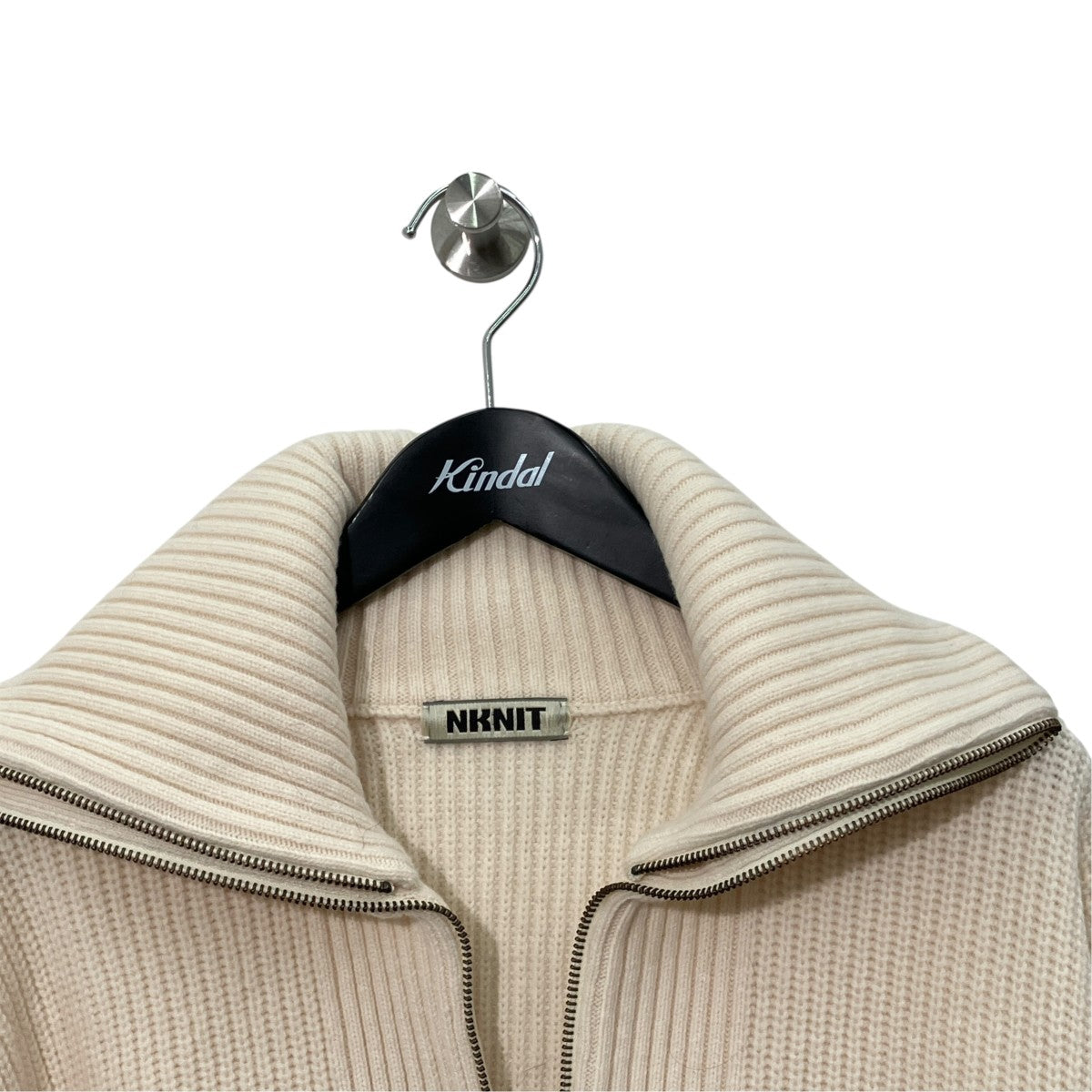 NKNIT(ンニット) ジップアップニット24AW-N48 24AW-N48 アイボリー
