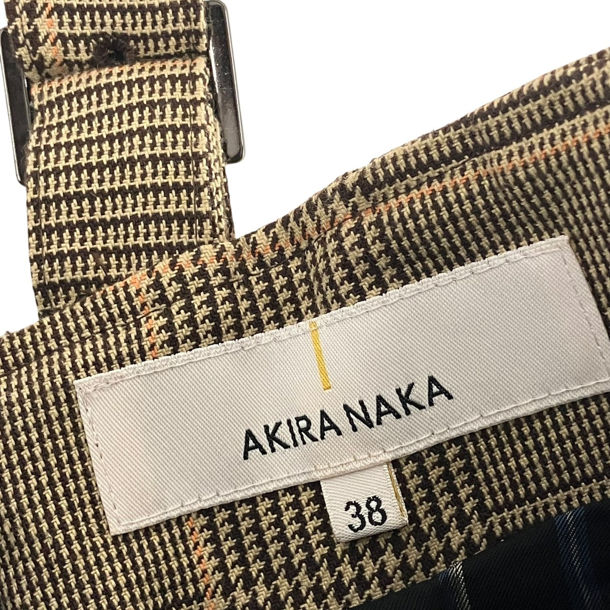 AKIRA NAKA チェックビスチェAR1811BE2BU 古着・中古-5枚目のアイテム画像