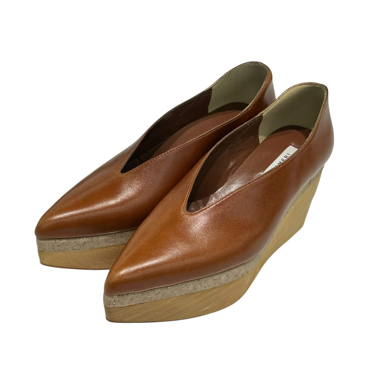 WOODPLATFORMPUMPSウッドパンプス0181030333