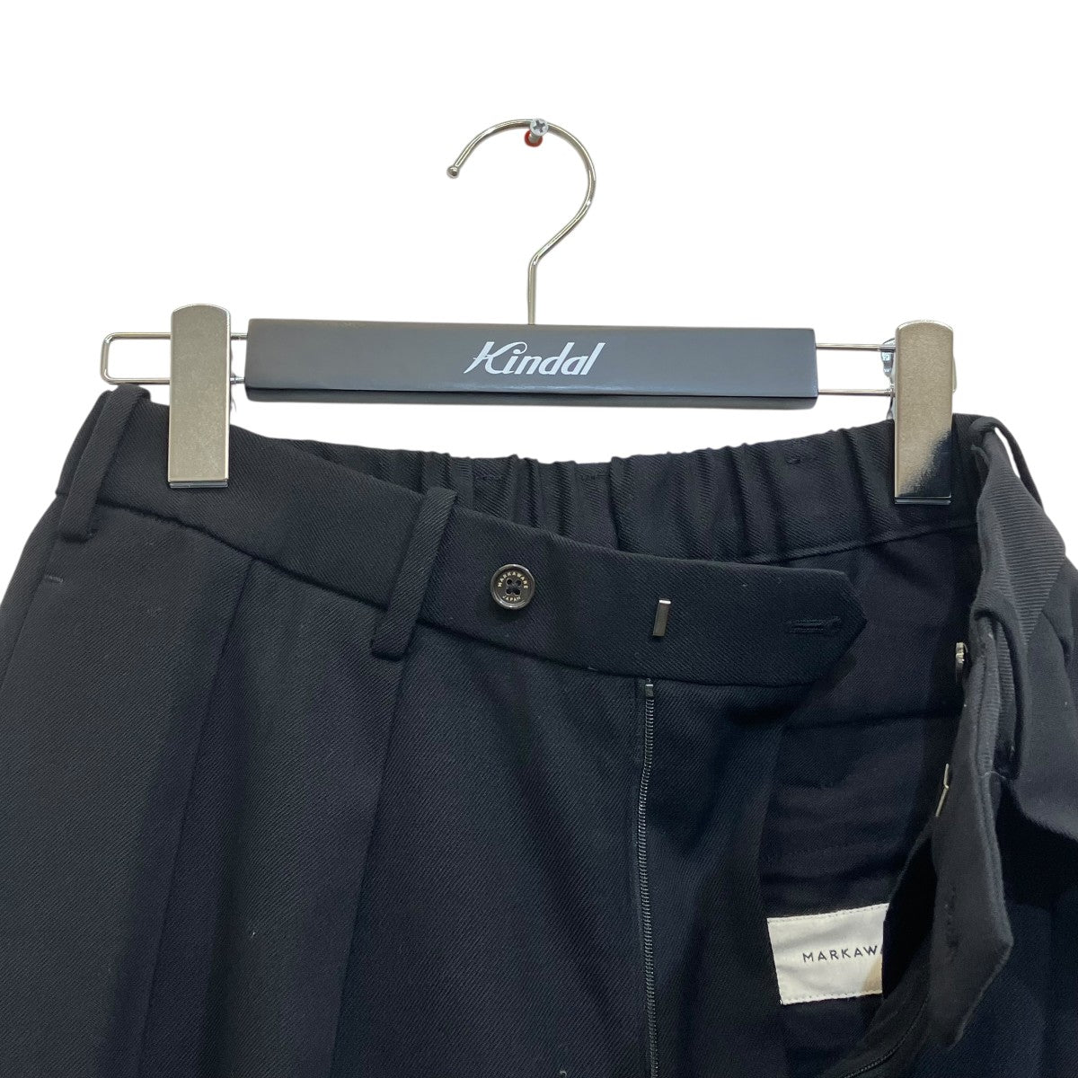 MARKAWARE 24AWDOUBLE PLEATED TROUSERSスラックスパンツA24C06PT02C 古着・中古-3枚目のアイテム画像