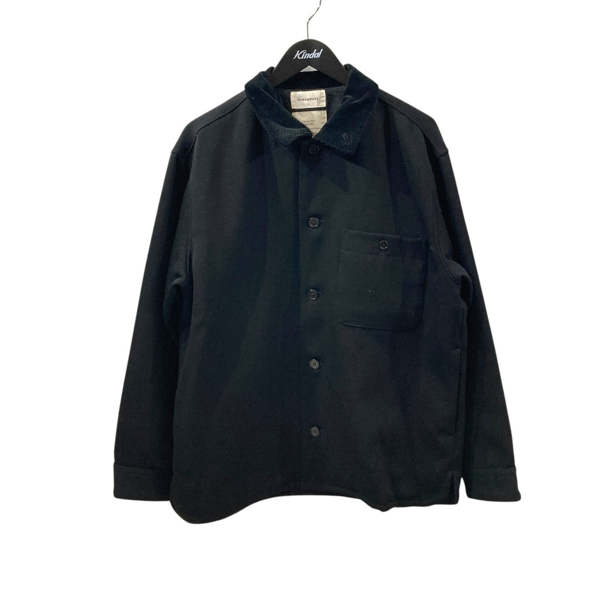 ORGANIC WOOL TUXEDO CLOTH WOODSMAN SHIRTジャケットA23C-26BL01C
