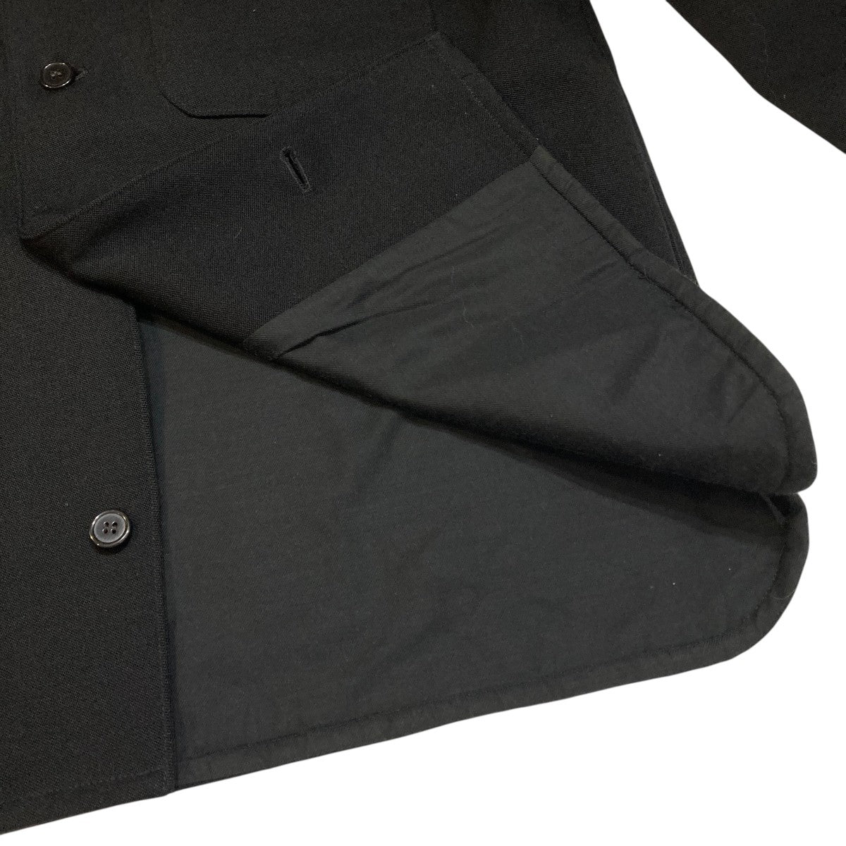 ORGANIC WOOL TUXEDO CLOTH WOODSMAN SHIRTジャケットA23C-26BL01C