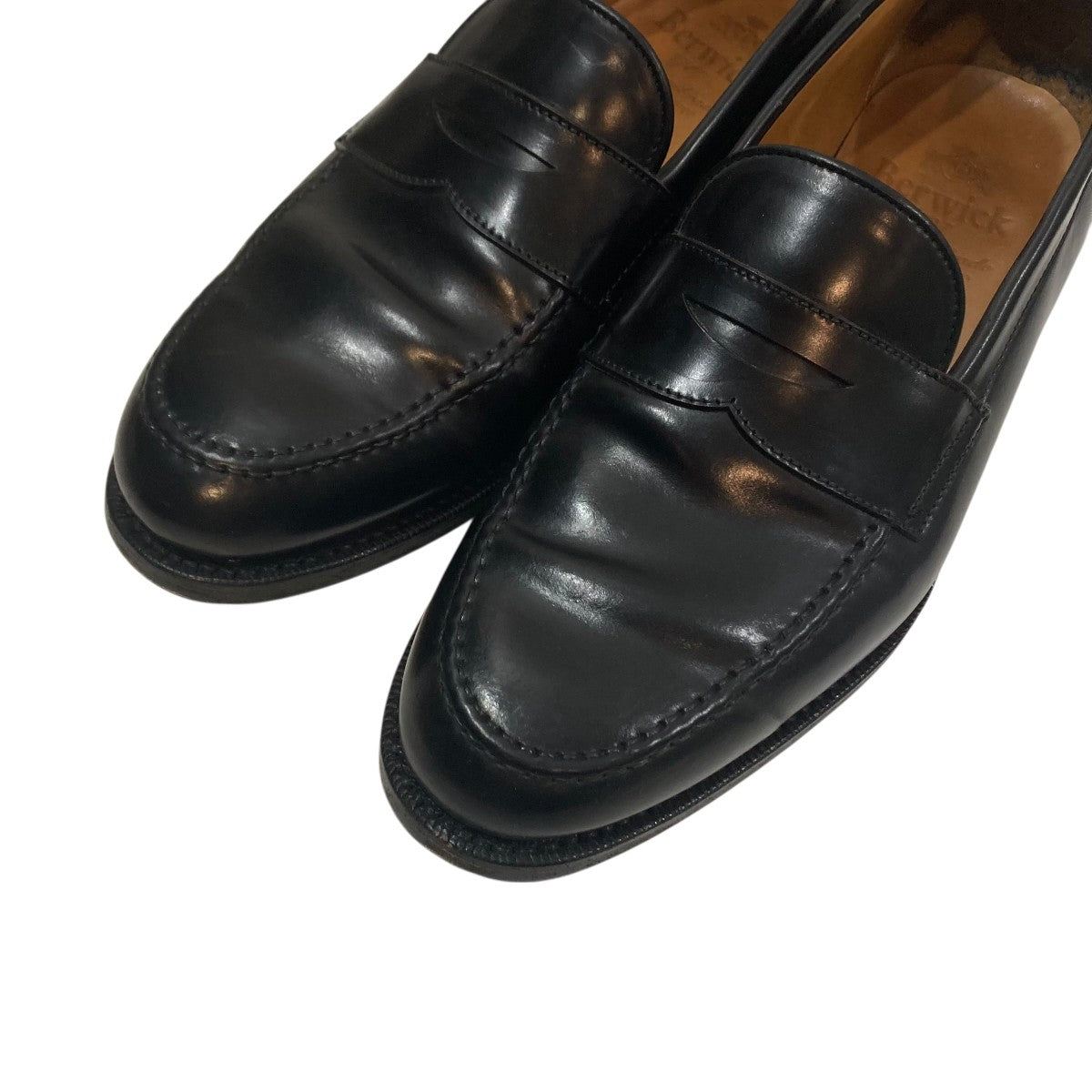 berwick(バーウィック) CORDOVANコインローファー4545 RDJRBK 4545