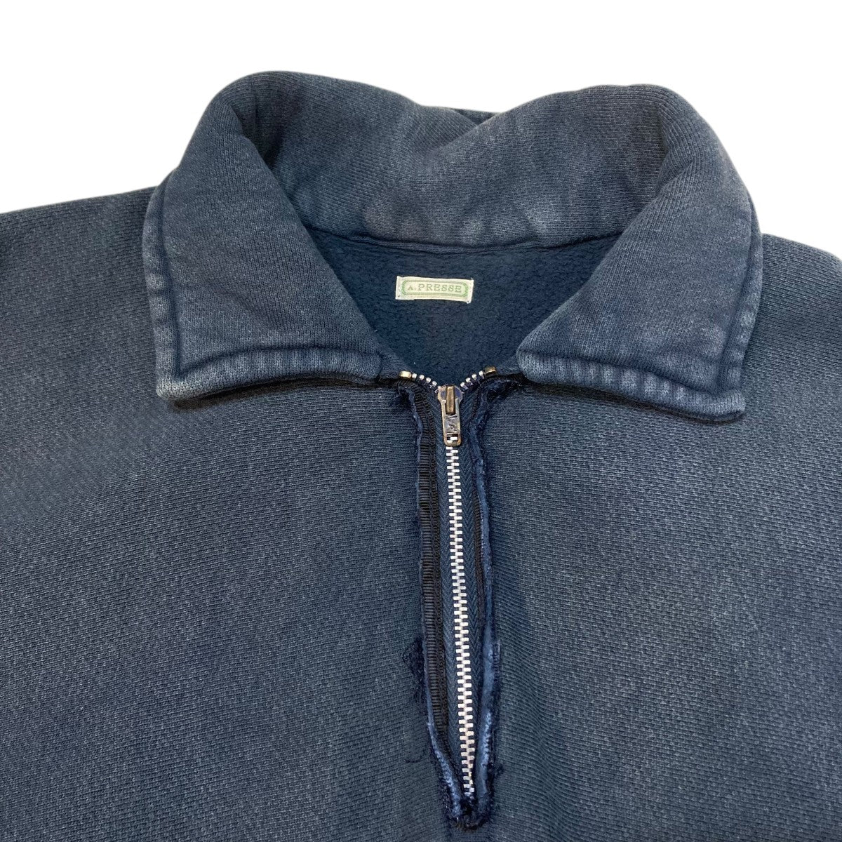 A．PRESSE 26SSVintage Half Zip Sweatshirtハーフジップスウェット26SAP-05-12 古着・中古-3枚目のアイテム画像