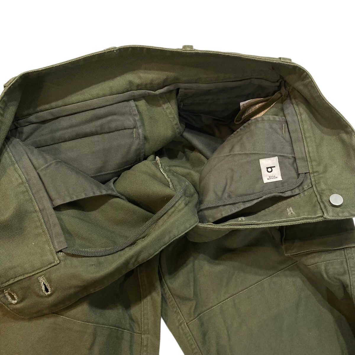 blurhms ROOTSTOCK Cotton Serge 47 PantsパンツbROOTS23F29 古着・中古-6枚目のアイテム画像