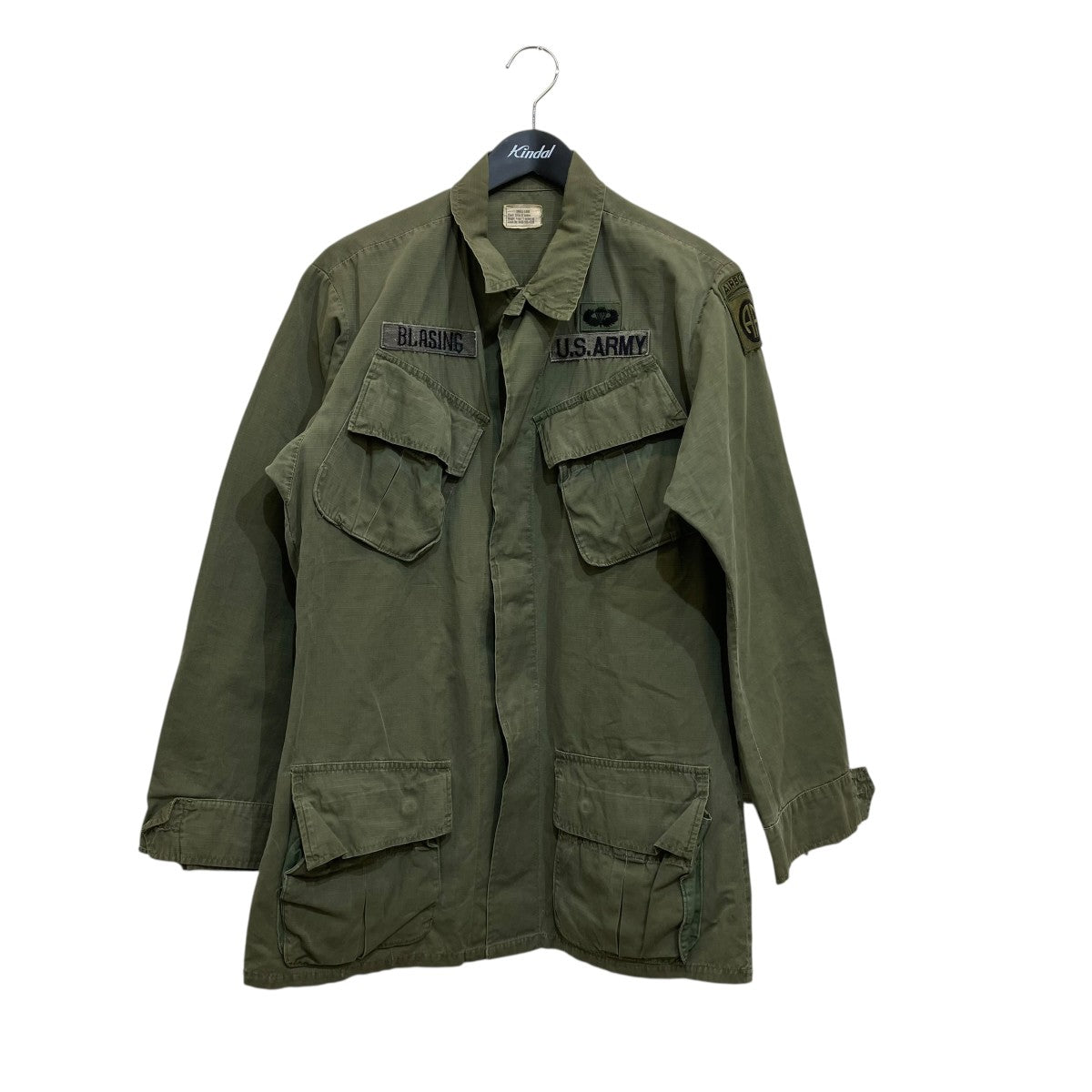US ARMY 4thジャングルファティーグジャケット 古着・中古-1枚目のアイテム画像