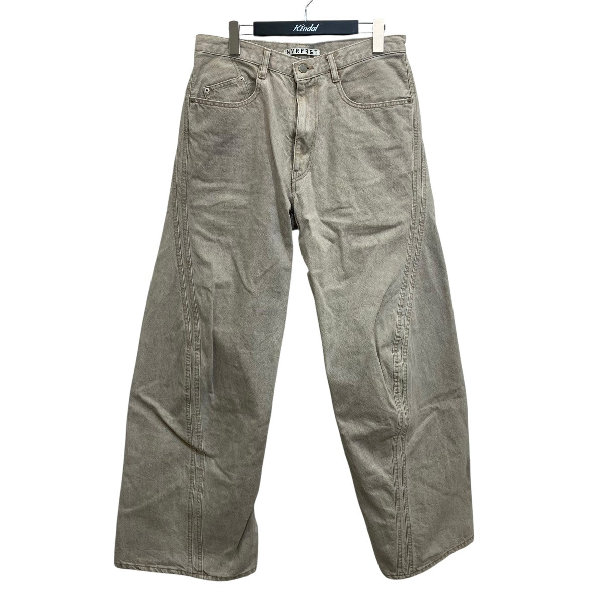 NVRFRGT 3D TWISTED WIDE LEG JEANSデニムパンツNF241P08B 古着・中古-1枚目のアイテム画像