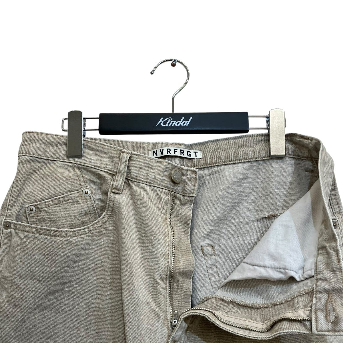 NVRFRGT 3D TWISTED WIDE LEG JEANSデニムパンツNF241P08B 古着・中古-3枚目のアイテム画像