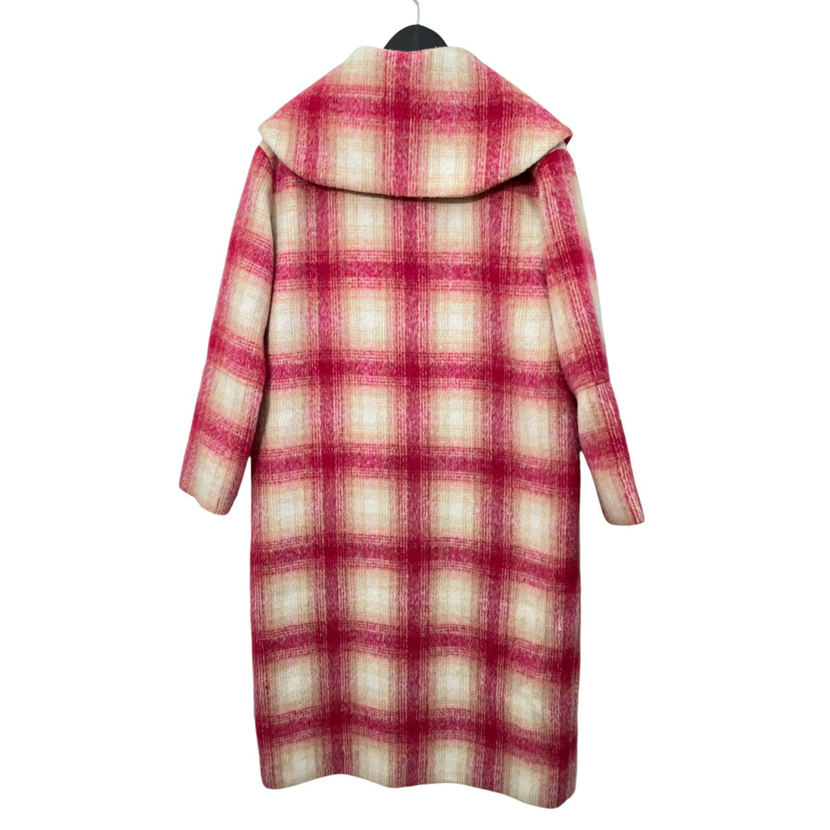 furfur ビッグカラーチェックコートRWFC214016 古着・中古-2枚目のアイテム画像