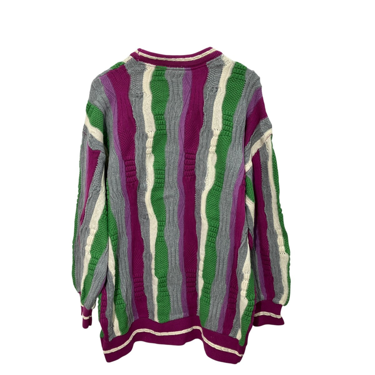 Moonface logo stripe knit sweatshirtプルオーバーニットAAPKNWC305XXN