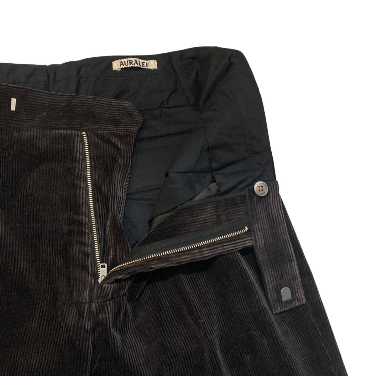 WASHED CORDUROY TAPERED SLACKSコーデュロイスラックスパンツABAP02FN
