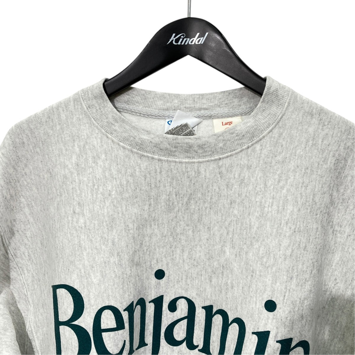 Champion REVERSE WEAVE ACTUAL SOURCE BENJAMIN EDGARクルーネックスウェット 古着・中古-3枚目のアイテム画像