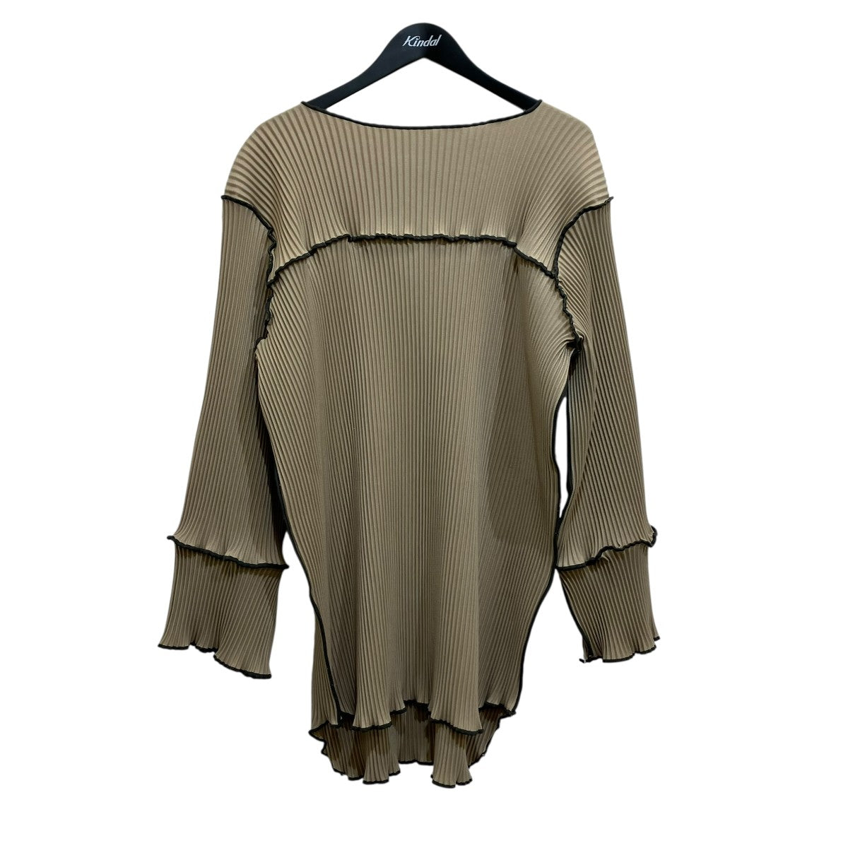 kotohayokozawa todo pleats mini dress長袖ワンピース 古着・中古-1枚目のアイテム画像