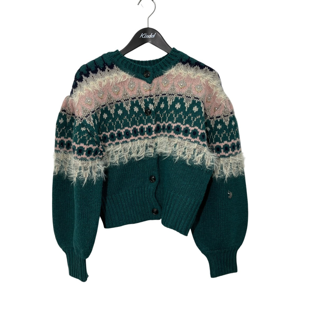 UND 2WAY LADY NORDIC KNIT CARDIGANニットカーディガン0225201660650