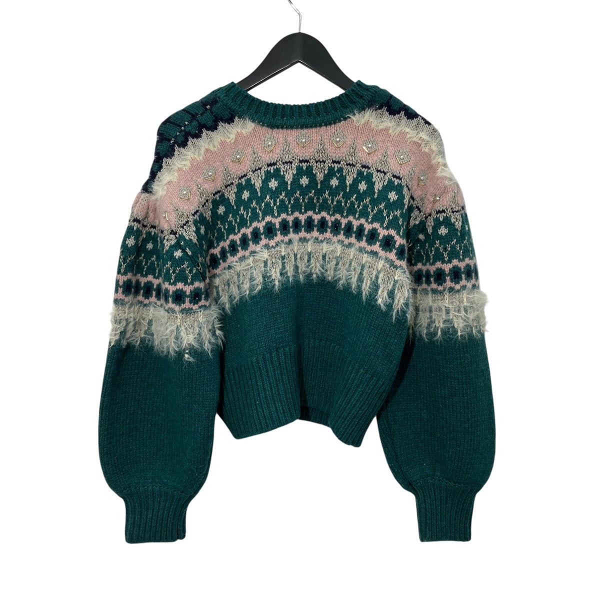 UND 2WAY LADY NORDIC KNIT CARDIGANニットカーディガン0225201660650