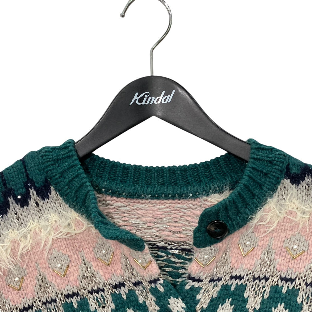 UND 2WAY LADY NORDIC KNIT CARDIGANニットカーディガン0225201660650