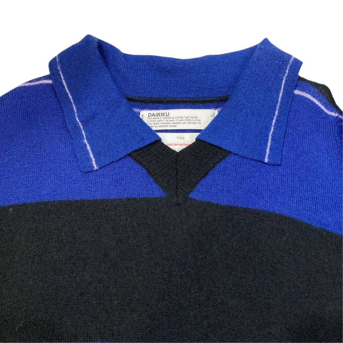 Lager Border Knitボーダーニット23SS K-4