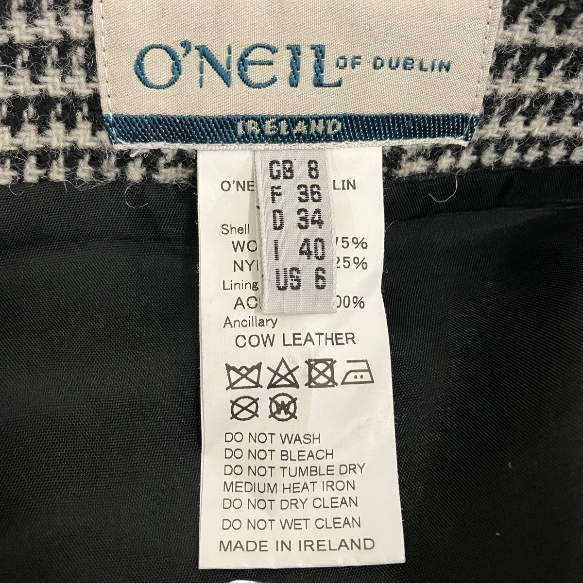O’NEIL OF DUBLIN スカート584B 古着・中古-5枚目のアイテム画像