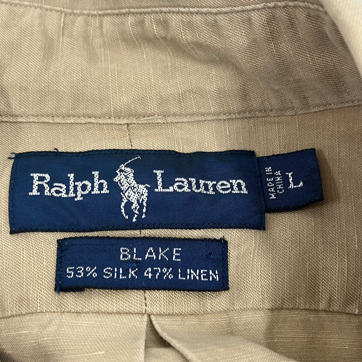 RALPH LAUREN BLAKEボタンダウンシャツ 古着・中古-5枚目のアイテム画像